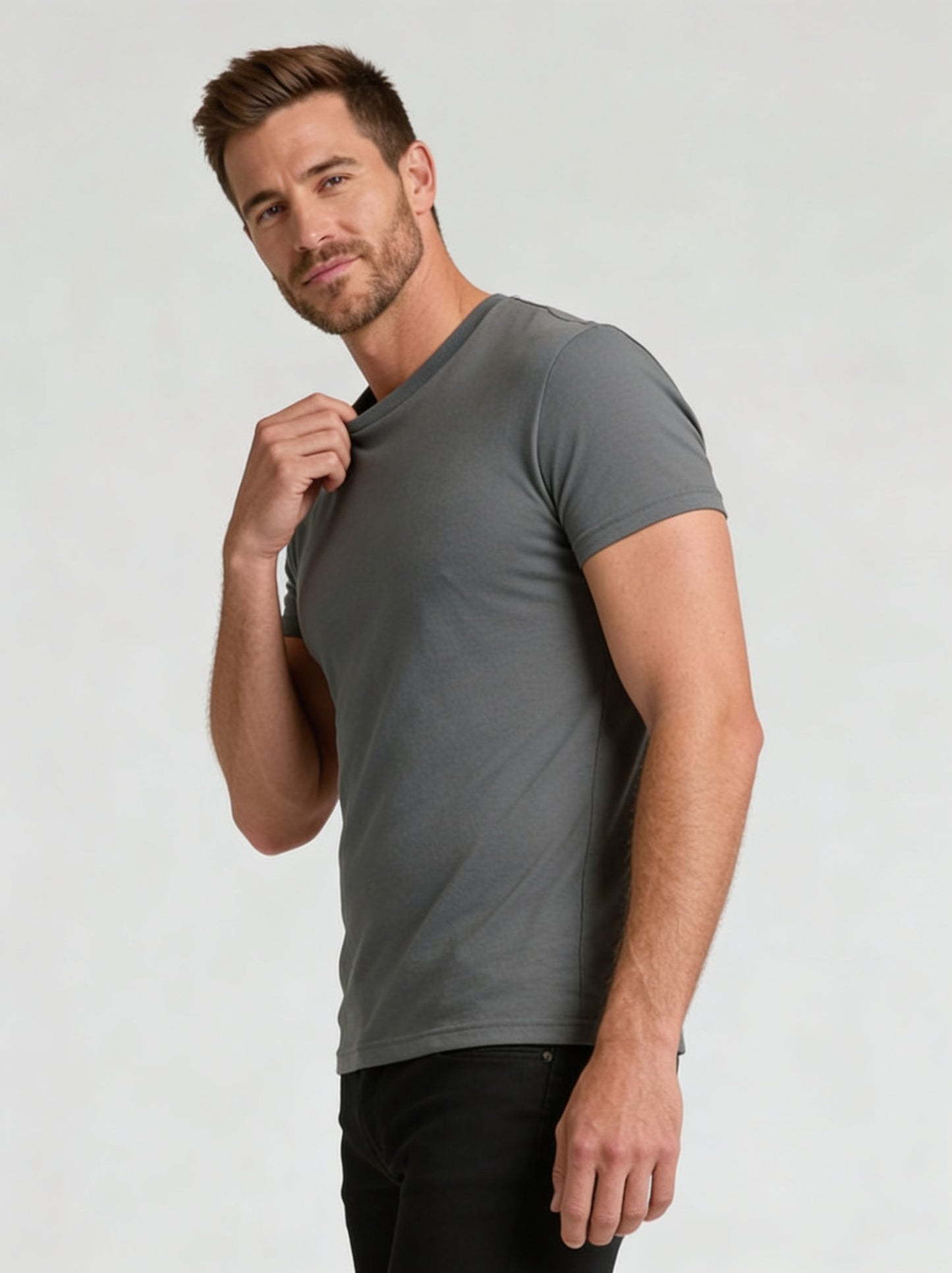 Premium Fitted Crew Neck T-Shirt — 6-Pack | Zorven
