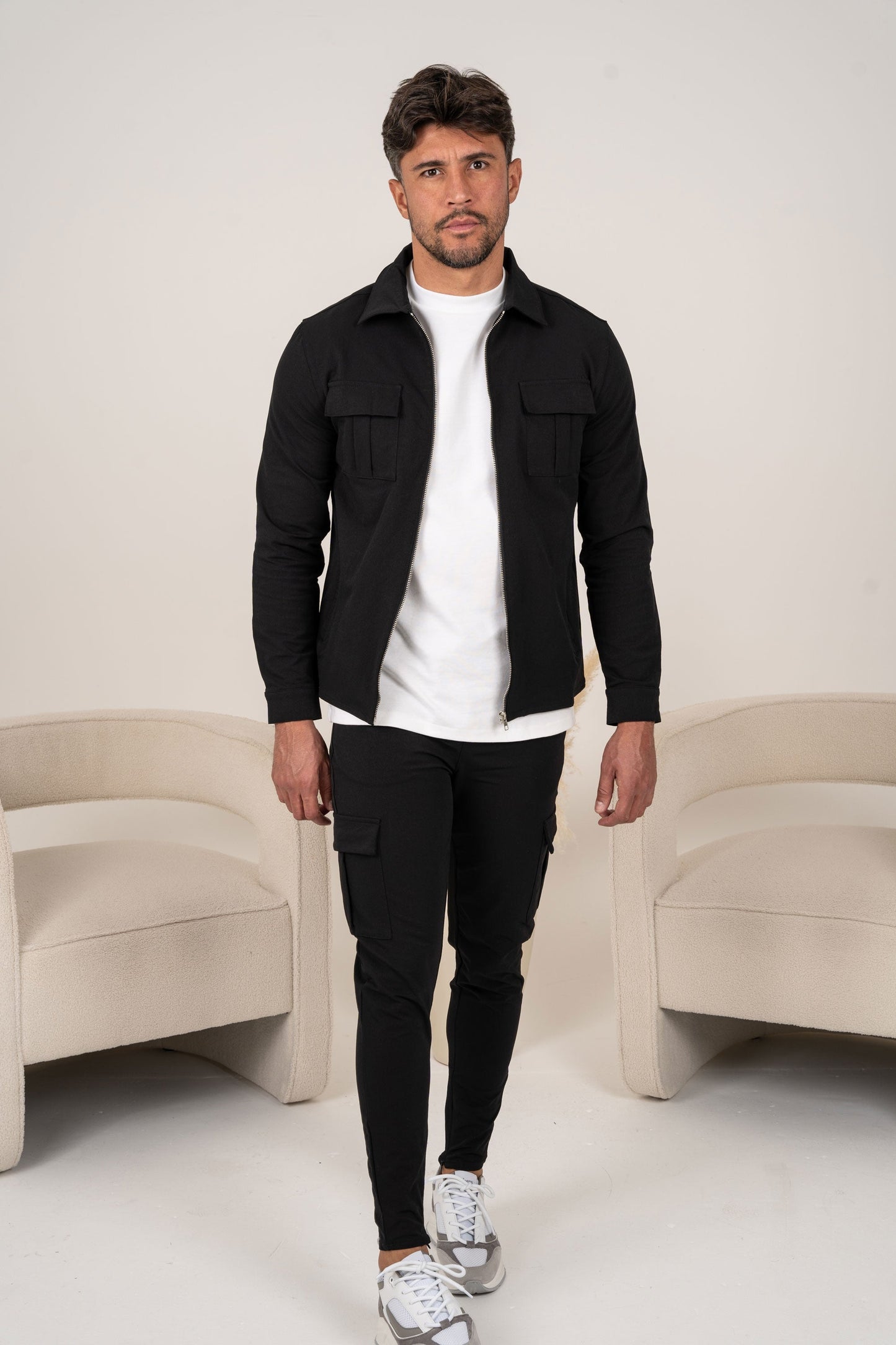 Premium Cargo Utility Pants - Black
