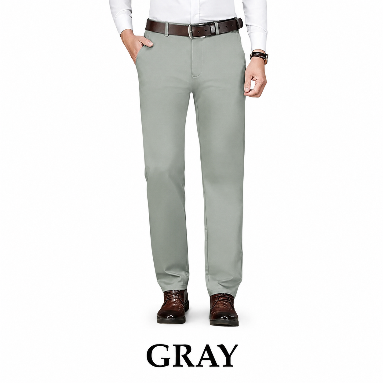 Zorven TimelessFlex – Classic Straight Fit 4-Way Stretch Pants