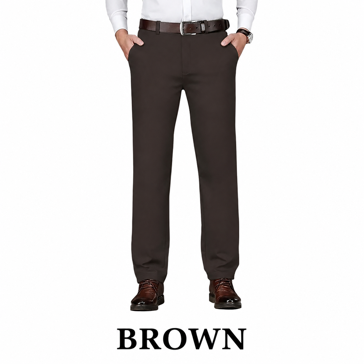 Zorven TimelessFlex – Classic Straight Fit 4-Way Stretch Pants