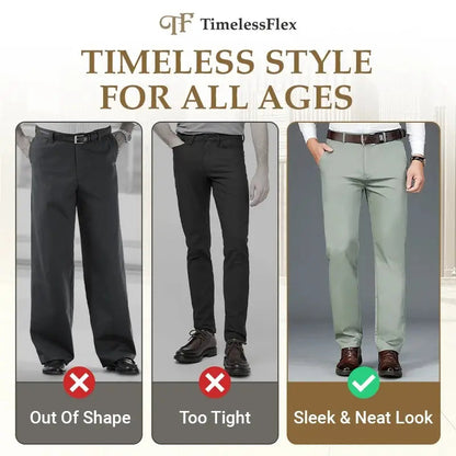 Zorven TimelessFlex – Classic Straight Fit 4-Way Stretch Pants