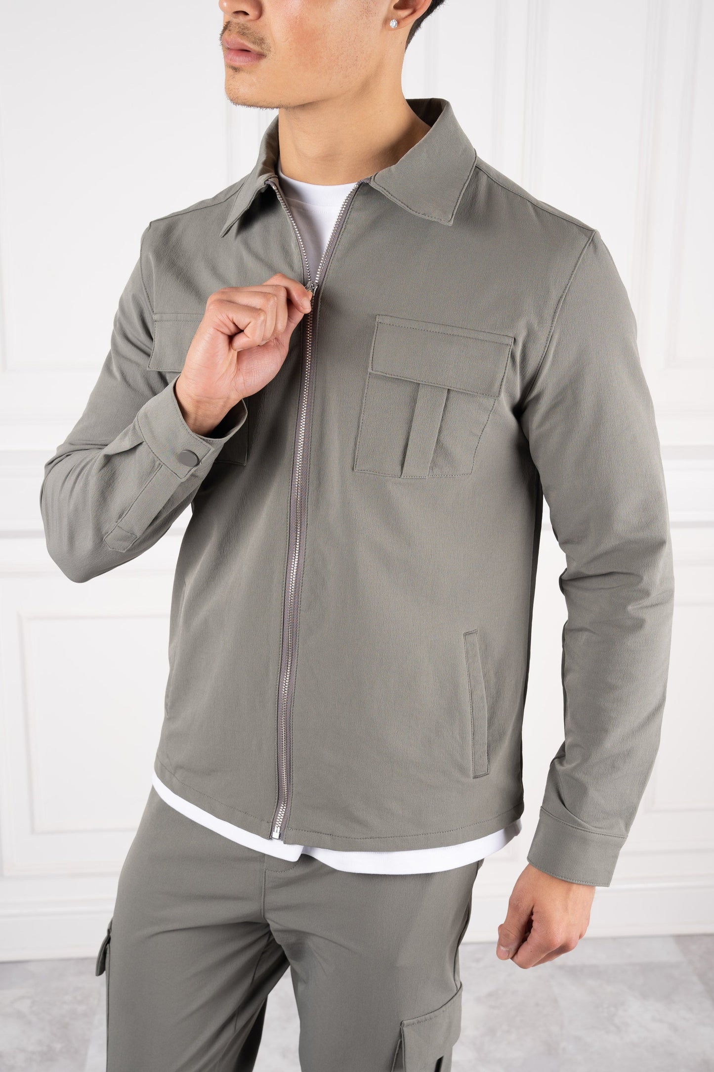 Premium Cargo Utility Pants - Taupe