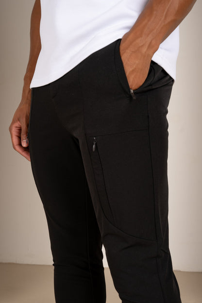 Tailored Tech Cargo Pants - Black