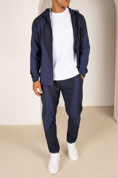 Premium Technical V2 Panelled Jacket - Navy