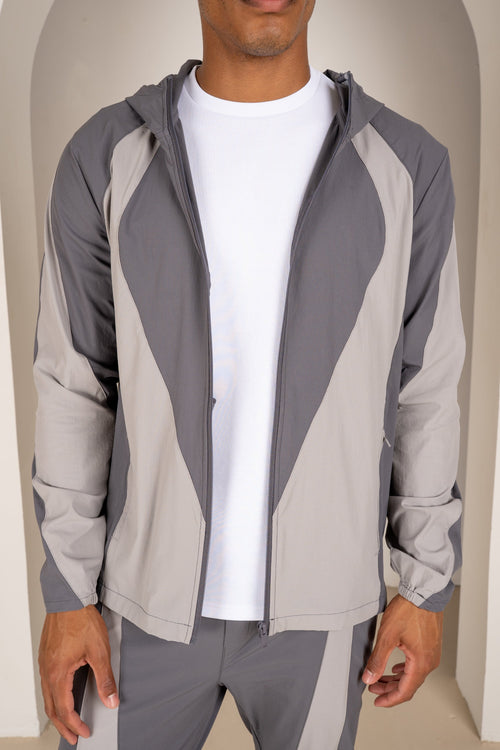 Premium Technical V2 Panelled Jacket - Grey