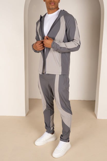Premium Technical V2 Panelled Pants - Grey