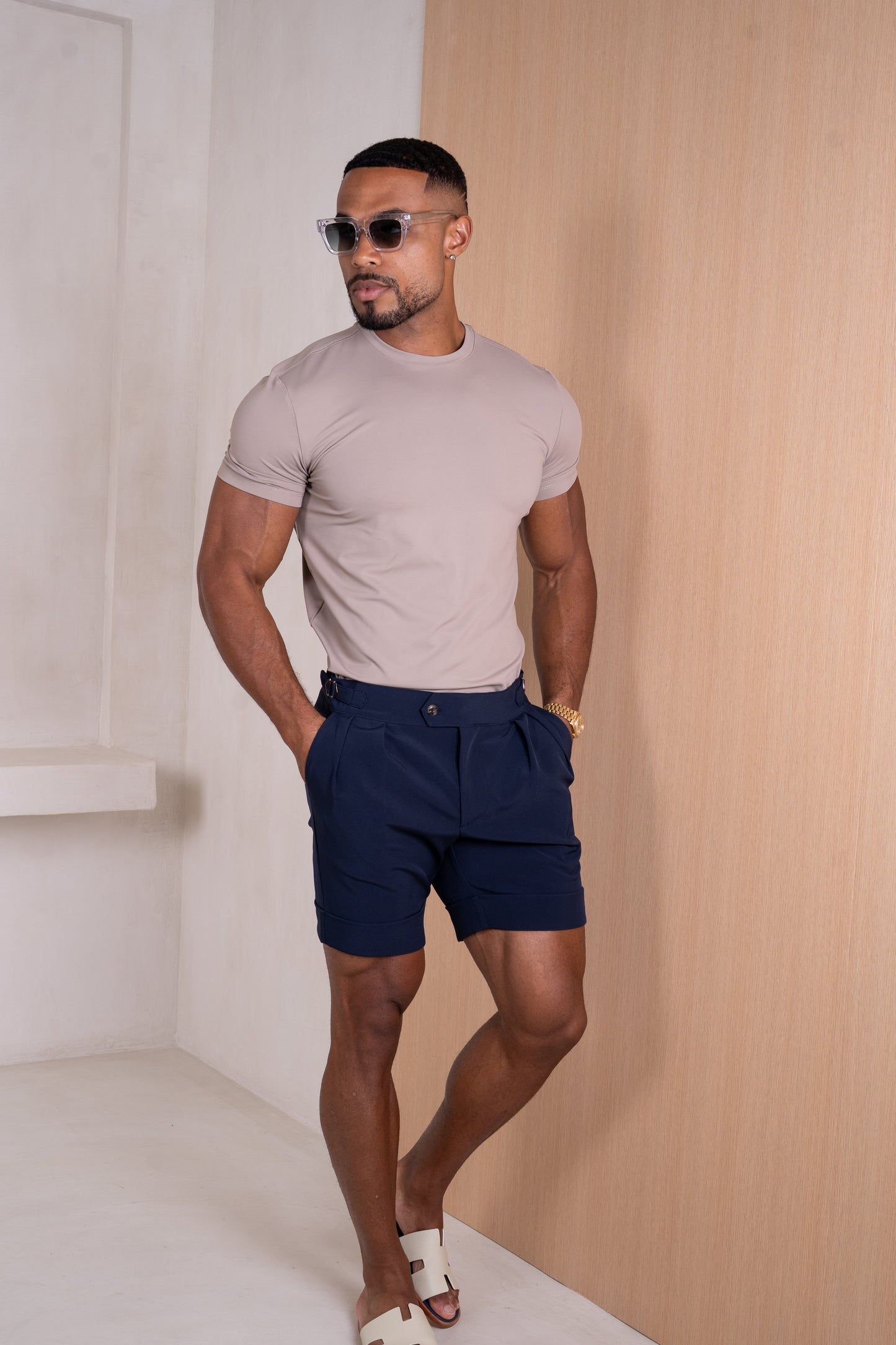 Mercerised Luxe T-Shirt - Mushroom