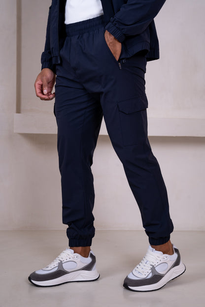 Technical V3 Cargo Windbreaker Jacket - Navy