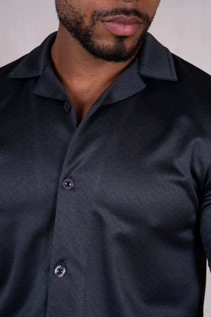 Interlock Resort Shirt - Charcoal