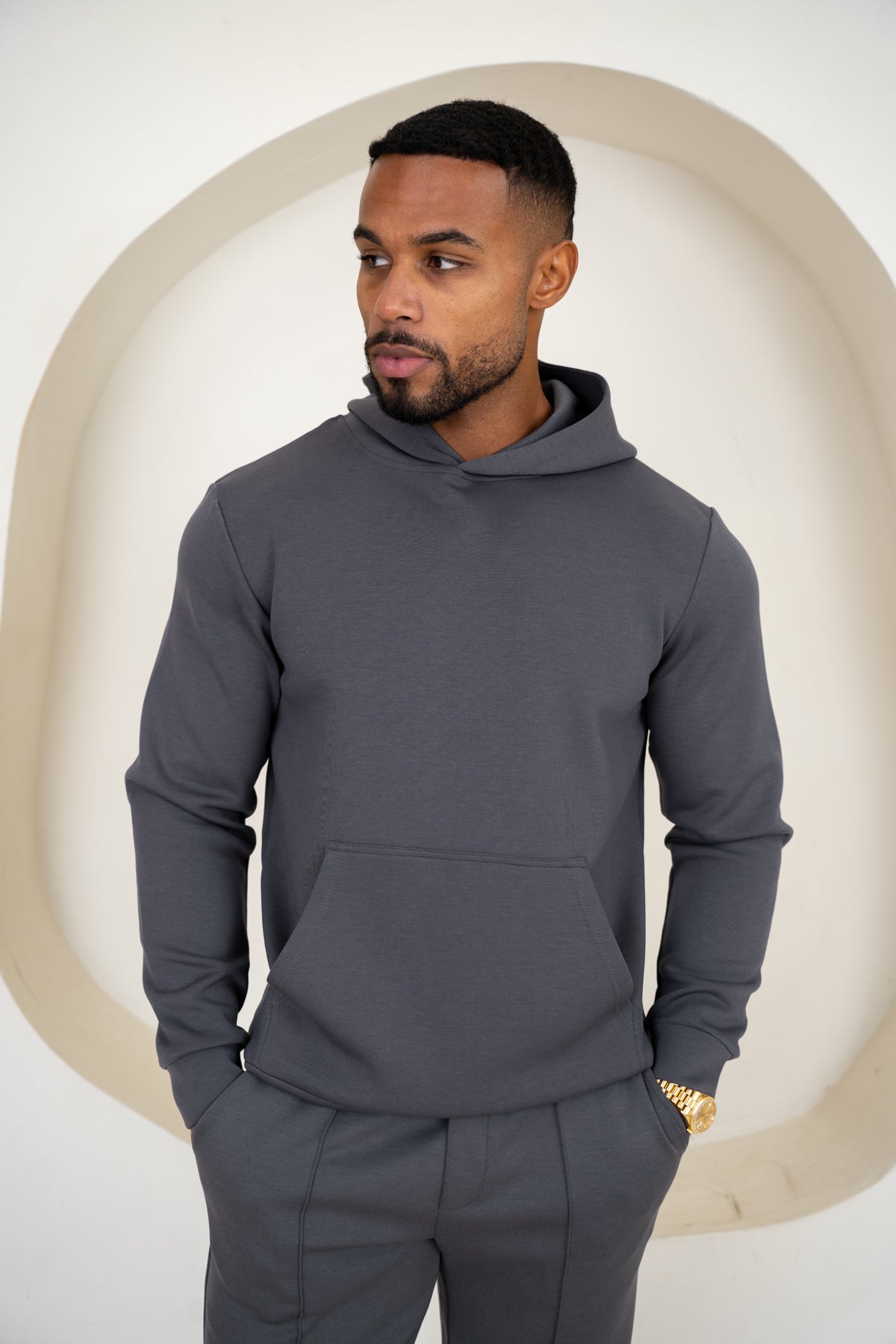 Essential Scuba Hoodie - Charcoal