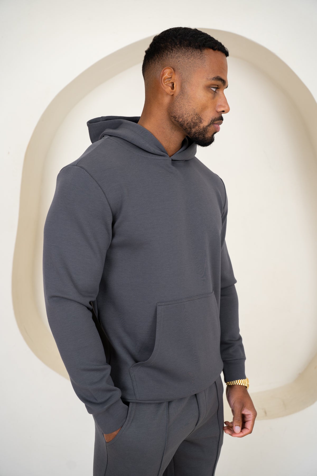 Essential Scuba Hoodie - Charcoal