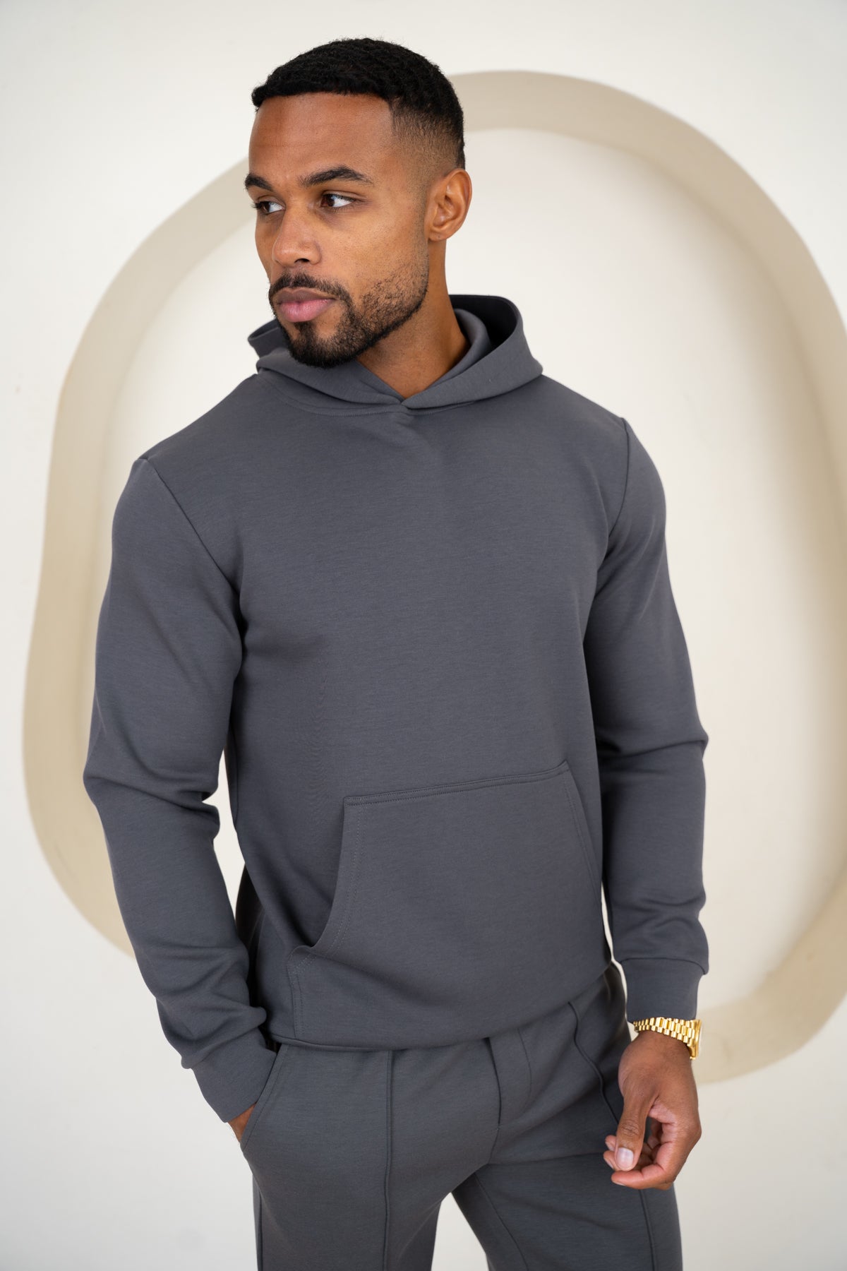 Essential Scuba Hoodie - Charcoal