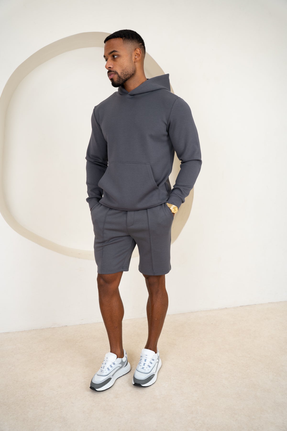 Essential Scuba Hoodie - Charcoal