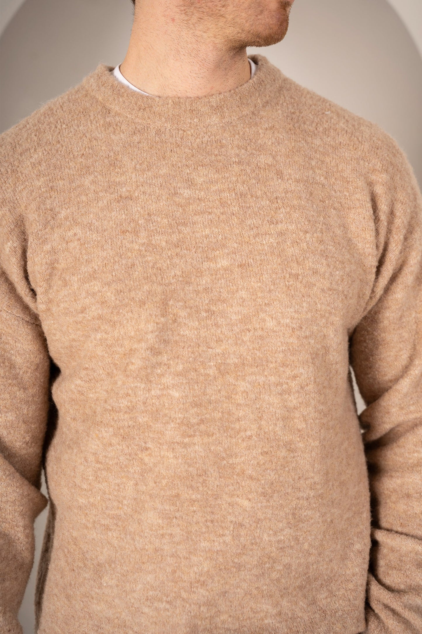 Souffle Crew Neck Sweatshirt - Oatmeal