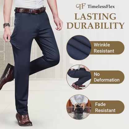 Zorven TimelessFlex – Classic Straight Fit 4-Way Stretch Pants
