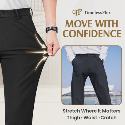 Zorven TimelessFlex – Classic Straight Fit 4-Way Stretch Pants