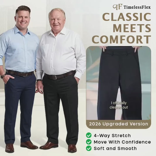 Zorven TimelessFlex – Classic Straight Fit 4-Way Stretch Pants