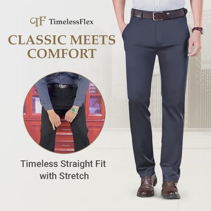Zorven TimelessFlex – Classic Straight Fit 4-Way Stretch Pants